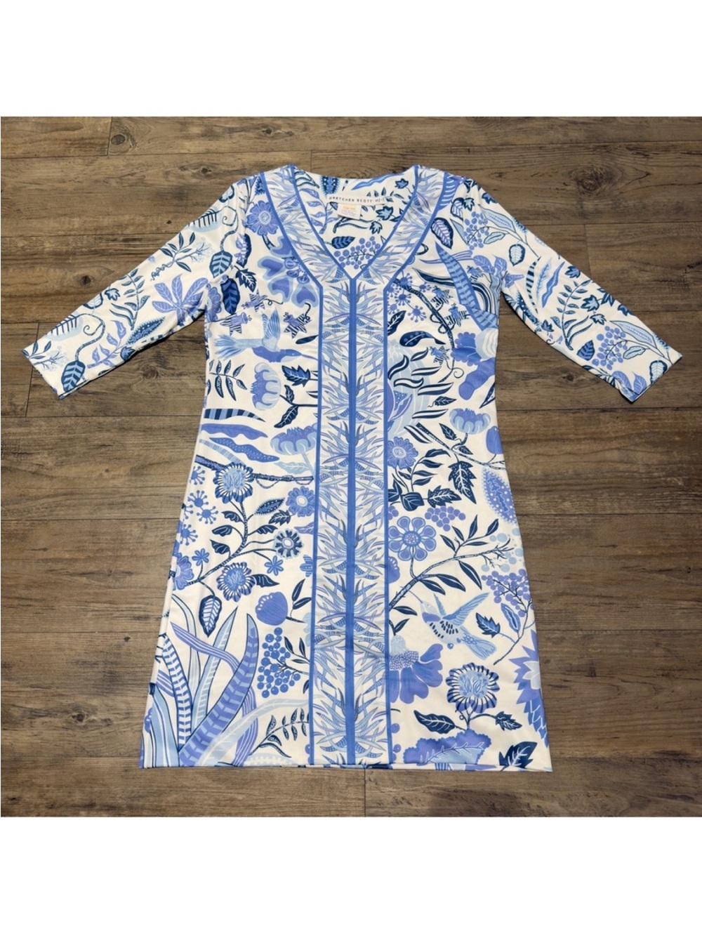 NWT Gretchen Scott Jersey Bordertown Dress Hummingbird Heaven Diva XXXL